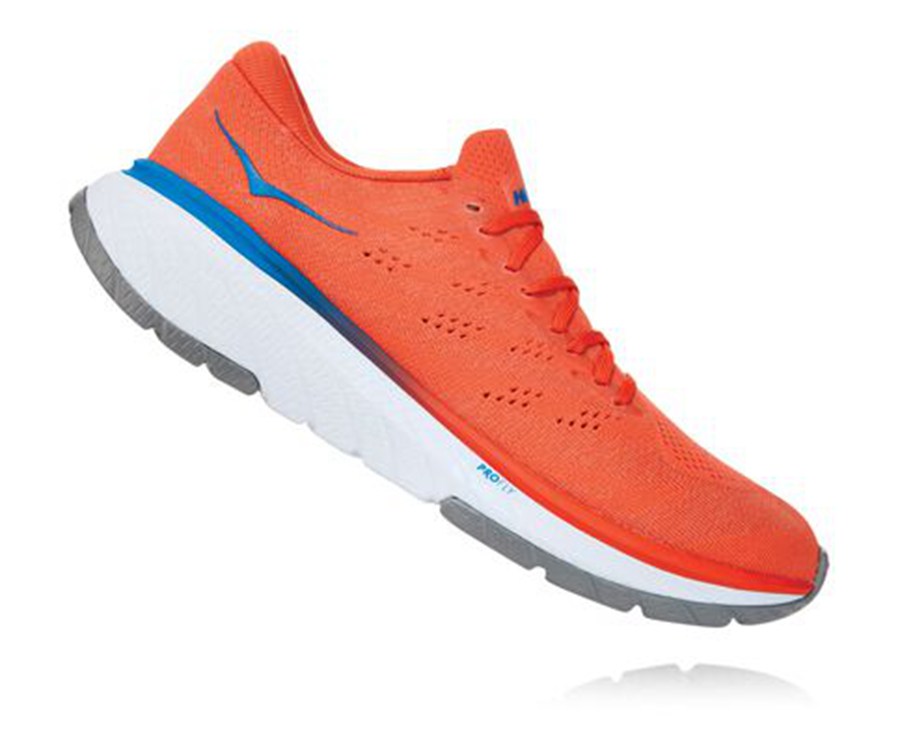 Hoka One One Cavu 3 Löparskor Herr - Röda - ATXDE-3197